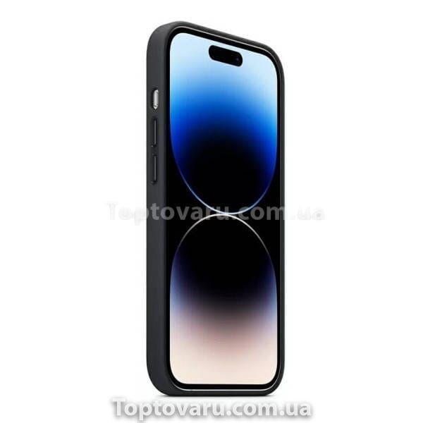 Чохол для смартфона Leather AAA Full Magsafe IC для iPhone 14 Pro Black 18875 фото