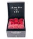 Подарунковий набір троянди з мила 9 троянд та кулон I Love You (подарункова упаковка для прикрас) 2570 фото 3