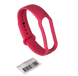Ремінець силіконовий для Xiaomi Mi Band 5 №7 рожевий 2692 фото 3