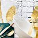 Набор столовых приборов на 6 персон 24 предмета в коробке Золотой 29055 фото 9