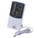 Гигрометр-термометр с выносным датчиком температуры TA 318 Белый 6177 фото 1
