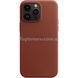 Чехол для смартфона Leather AAA Full Magsafe IC for iPhone 15 Pro Max Saddle Brown 18804 фото 2