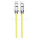 Кабель HOCO U113 Solid PD silicone charging data cable iP Gold 18885 фото 3