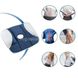 Подушка ортопедическая для спины и позвоночника гипоаллергенная Pure Posture Синяя 11981 фото 3