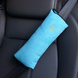 Подушка-накладка SUNROZ на ремінь безпеки для дітей Блакитний 3710 фото 3