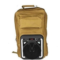 Рюкзак туристичний Оutdoor Backpack Speaker Пісочний 9404 фото