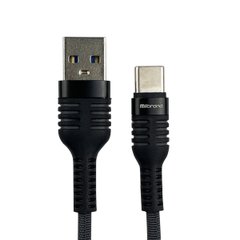 Кабель Mibrand MI-13 Feng World Charging Line USB for Type-C 2A 1m Black/Grey MIDC/13TBG-00001 фото