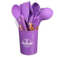 Набір кухонних аксесуарів 12 предметів Zepline ZP-036 Фіолетовий 14763 фото
