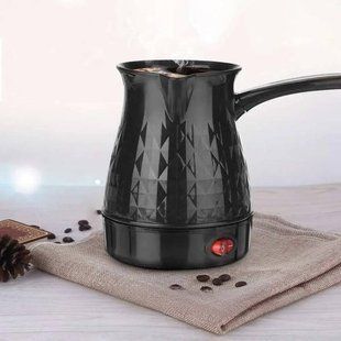 Турка електрична дорожня 500Вт Electric Coffee Pot RAF R.157 Чорна 32907 фото