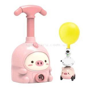 Аэромобиль с воздушными шариками Balloon Inertia Car D8811 Розовый 21929 фото
