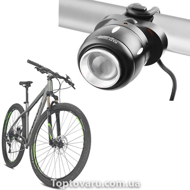 Ліхтарик для велосипеда аккум-ний BL-B07D-T6 Сірий NEW фото