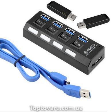 4-х портовий USB 2.0 usb з вимикачами до 5 Гбіт 2600 фото