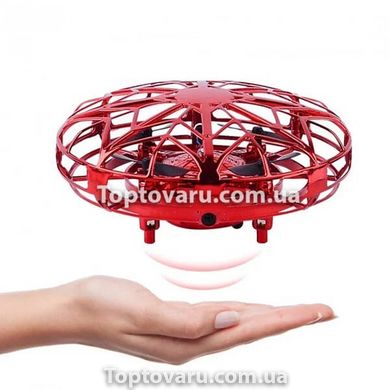 Летающий спиннер тарелка UFO JJ031XHL Красный 7625 фото