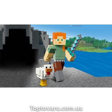 Конструктор Bela My World Minecraft 160 деталей "Алекс з курчам" 1238 фото