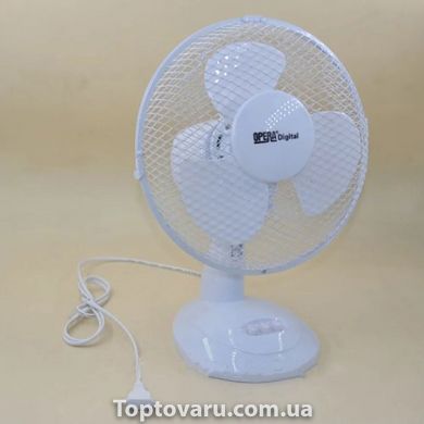 Настольный вентилятор Table Fan 0309 Opera Digital 2 cкорости 9 дюймов 2052 фото