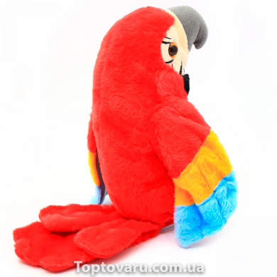 Інтерактивна іграшка розмовляючий Папуга - повторюха Червоний 2740 фото
