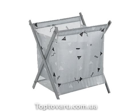 Складна кошик для білизни Laundry Storage Basket Сіра 2723 фото