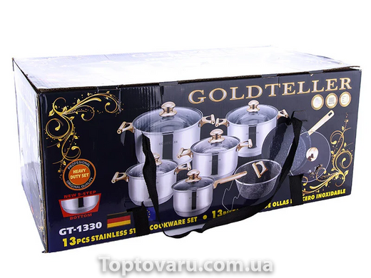 Набор кастрюль Coldteller GT-1330, 13 предметов 3514 фото