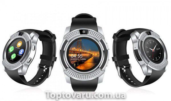 Умные часы Smart Watch V8 silver 120 фото