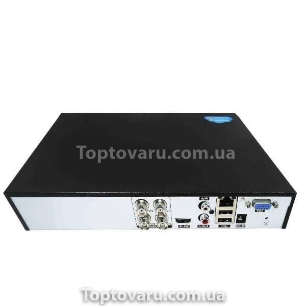 Набор камер видеонаблюдения на 4 камеры DVR KIT 7004 AHD 4ch Gibrid 15511 фото