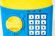 Дитячий сейф-скарбничка Cartoon Bank з кодовим замком жовто-блакитний NEW фото 4