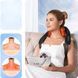 Массажер аккумуляторный согревающий для шеи Neck Massage Черный 34895 фото 4