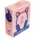 Бездротові навушники Bluetooth з котячими вушками LED ZW-028C Фіолетові 17968 фото 5