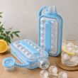 Силиконовая форма для льда ICE CUBE TRAY Голубая
