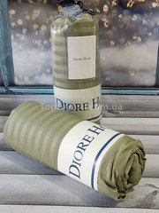 Простирадло на гумці (160х200см) Diore Moss Сатин-страйп Бавовна 15834 фото