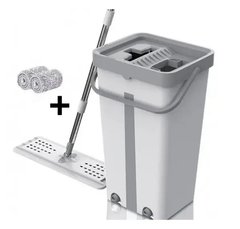 Комплект для уборки ведро и швабра HouseWork Scratch Mop 8л Белый 10943 фото