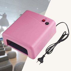Лампа для нарощування нігтів ZH-818 36W Рожева 3386 фото