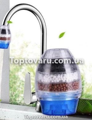 Фильтр-насадка для воды Faucet Water Filter Синий 4575 фото