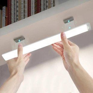 Світильник акумуляторний підвісний на магнітах 50см з датчиком руху Cabinet light Білий 24909 фото