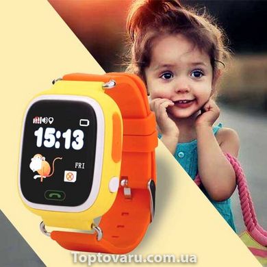 Детские Умные Часы Smart Baby Watch Q80 Желтые 2829 фото