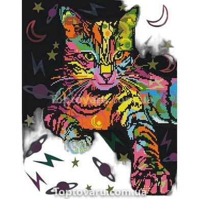 Алмазна мозаїка Неонова кішка GZS1186 13187 фото