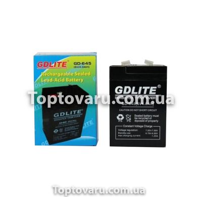 Аккумулятор GDLITE-GD-645 6V 4.0Ah 6699 фото