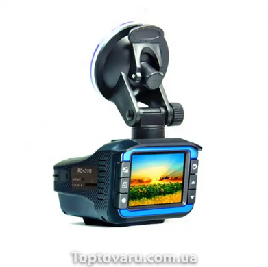 Автомобильный видеорегистратор с антирадаром 2 в 1 DVR VG3 Черный 7816 фото