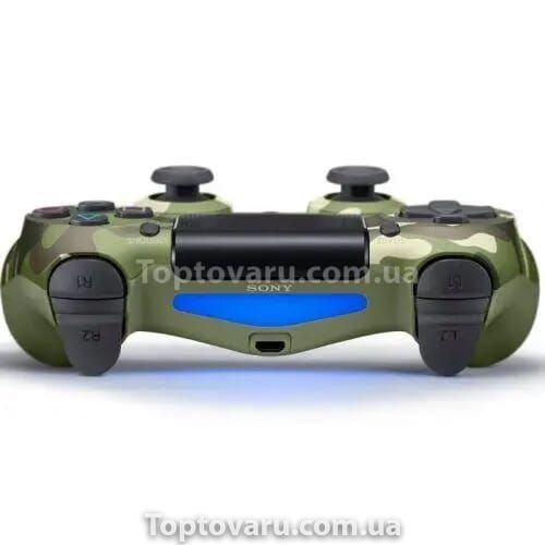 Беспроводной bluetooth джойстик DOUBLESHOCK 4 Wireless Controller Зеленый камуфляж 9029 фото