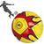 М'яч футбольний PU ламін 891-2 зшитий машинним способом Жовтий 2067 фото