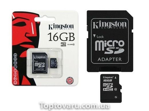 Карти пам'яті microSD Kingston 16 Гб 2621 фото