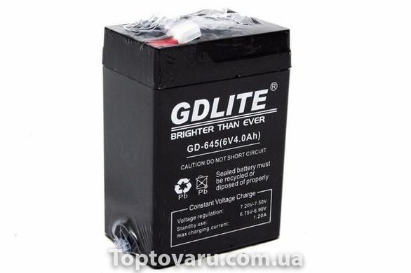 Акумулятор GDLITE-GD-645 6V 4.0 Ah 6699 фото