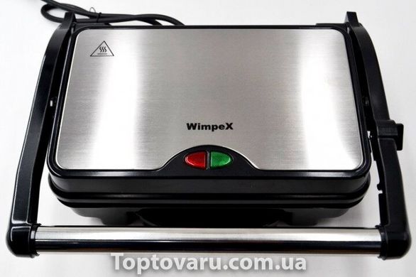Прижимной контактный гриль WimpeX WX-1066 (1500 Вт) Серый 2028 фото