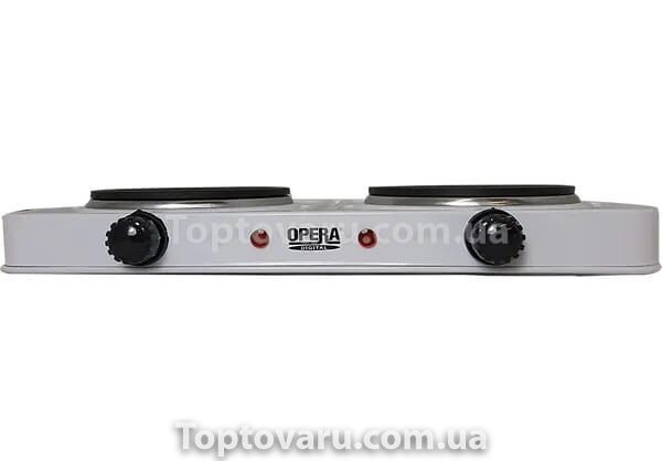 Плита электрическая двухконфорочная Hot Plate Opera OP 5714 2000W 9070 фото