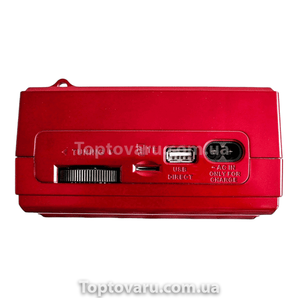 Радіо GOLON RX-177 LED Червоне 12368 фото