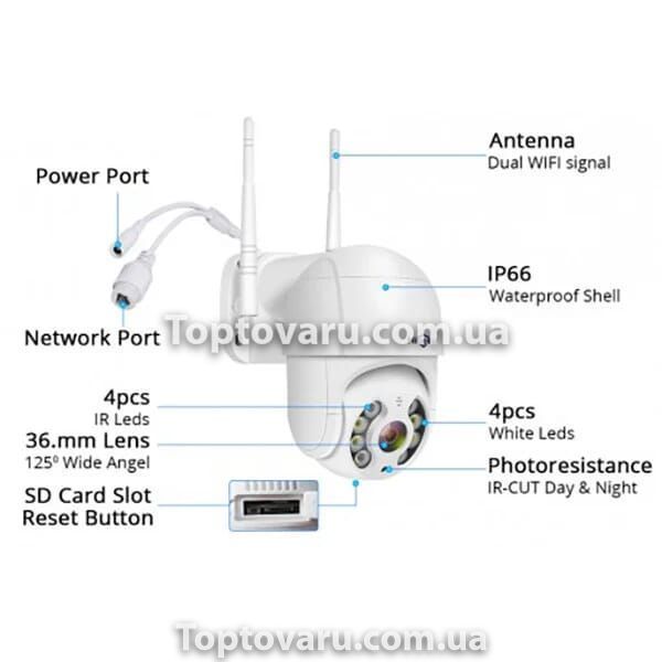 Камера відеоспостереження Camera Cad IPC-V380-08 вулична 7901 фото