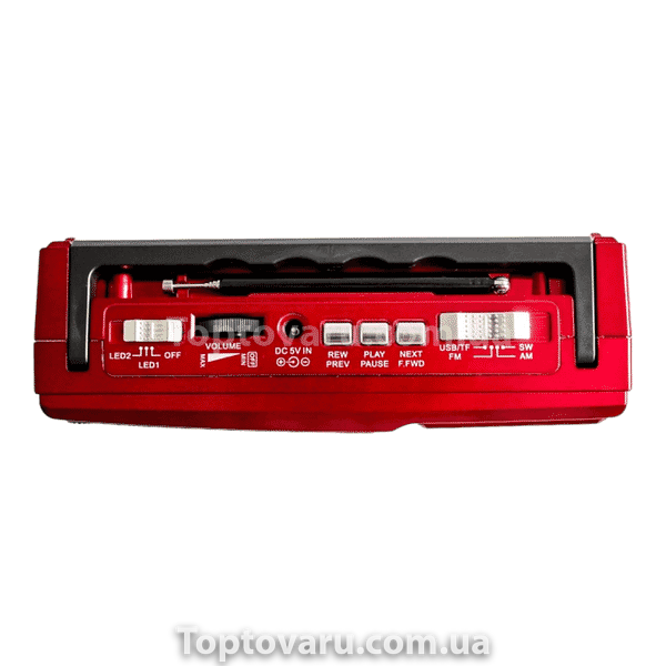 Радіо GOLON RX-177 LED Червоне 12368 фото