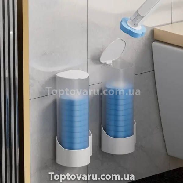 Єршик зі змінними насадками 6шт для унітазу Toilet cleaner set AND-75-30 27007 фото