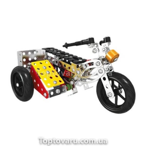 Конструктор металевий Мотоцикл 283 деталі X638-1 20789 фото