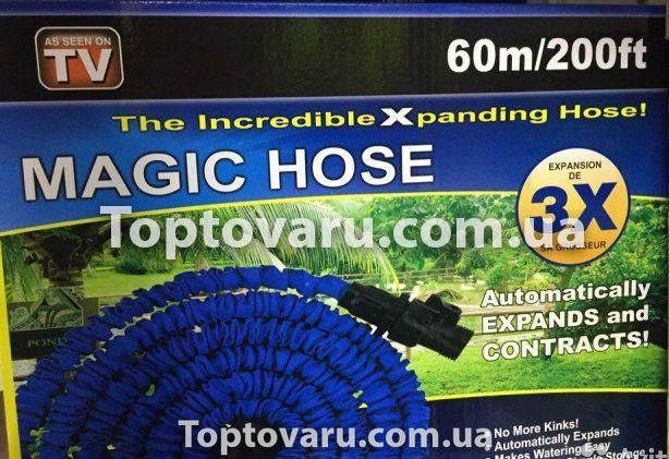 Садовый шланг Expandable Hose 60м (XHOSE 60 метров) + В ПОДАРОК насадка-распылитель для полива 573 фото