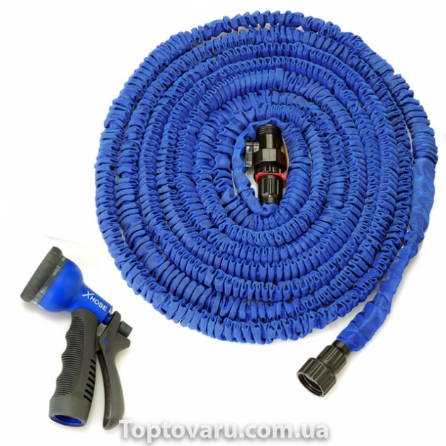 Садовый шланг Expandable Hose 60м (XHOSE 60 метров) + В ПОДАРОК насадка-распылитель для полива 573 фото